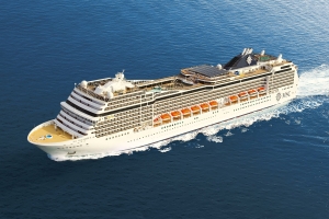 Statek MSC Magnifica płynie dookoła świata